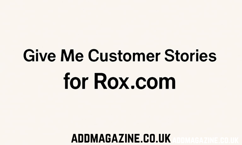Give Me Customer Stories for Rox.com: Real Experiences with Custom Jewelry, Luxury Gifts, and Personalized Service