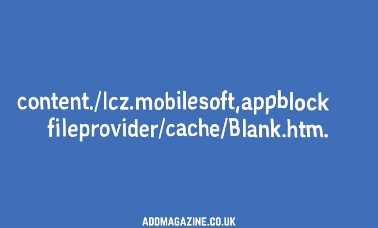 Content://cz.mobilesoft.appblock.fileprovider/cache/blank.html