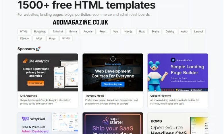 Free HTML Templates