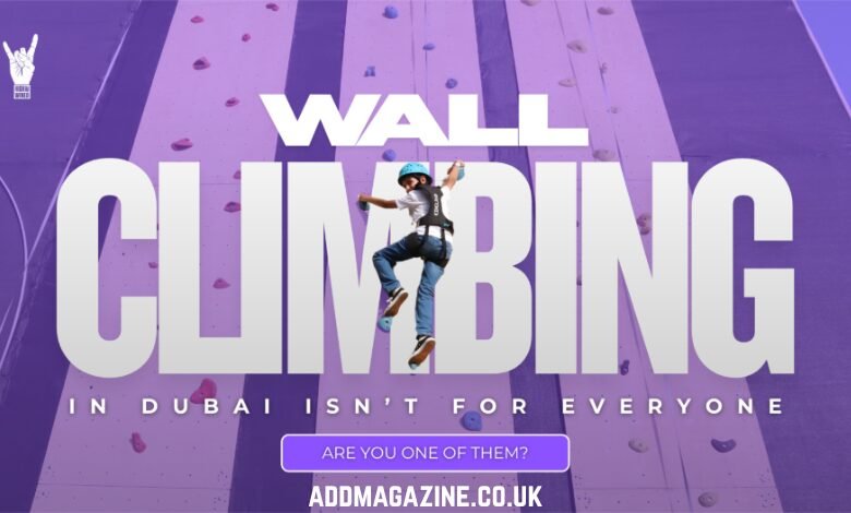 Wall climbing in Dubai