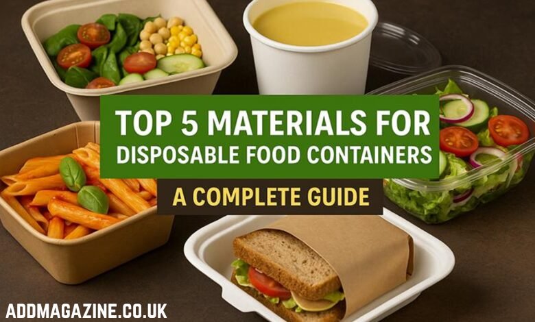 Top 5 Materials for Disposable Food Containers: A Complete Guide