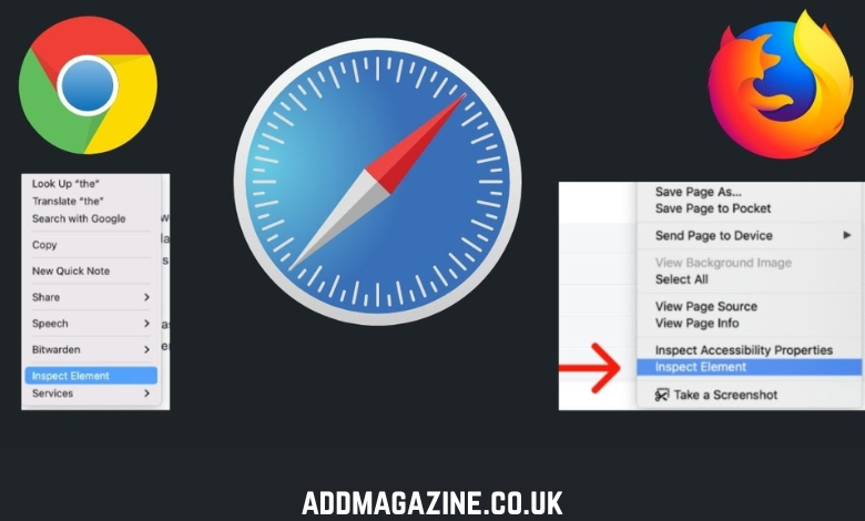 Inspect an Element on a Mac