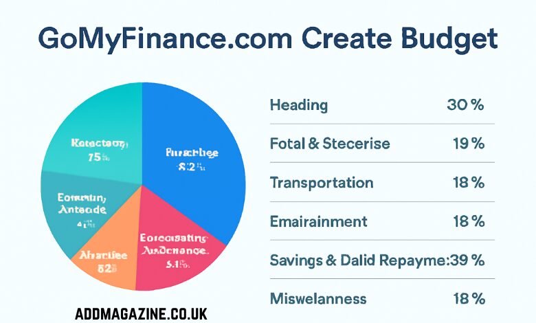 GoMyFinance.com Create Budget