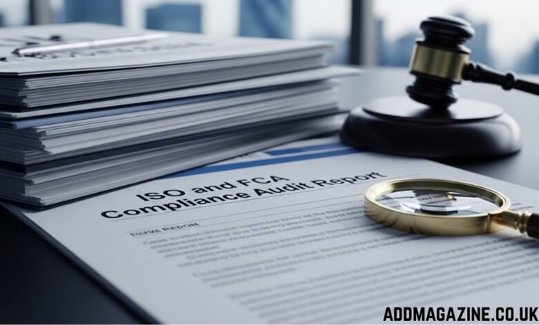 Compliance audits for ISO and FCA standards