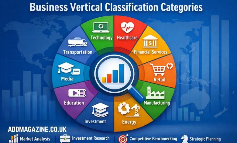 Business Vertical Classification Categories