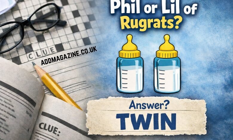 Phil or Lil of Rugrats Crossword