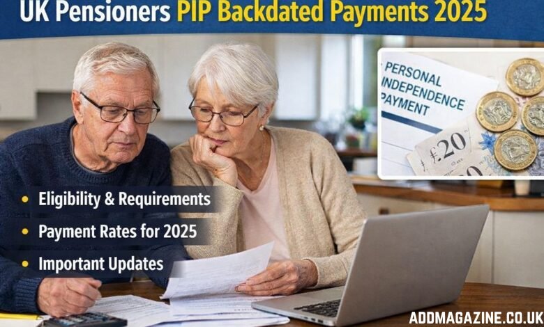 UK Pensioners PIP Backdated Payments 2025