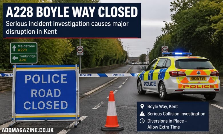 A228 Boyle Way Closed