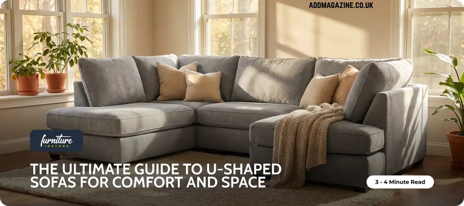 U-shaped sofas