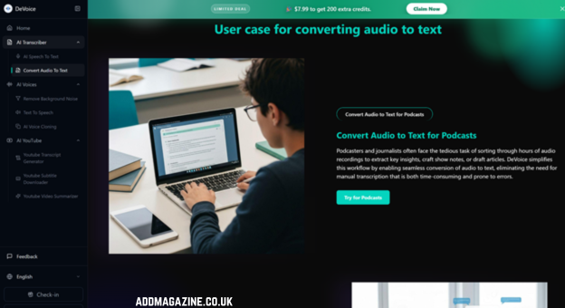 audio to text