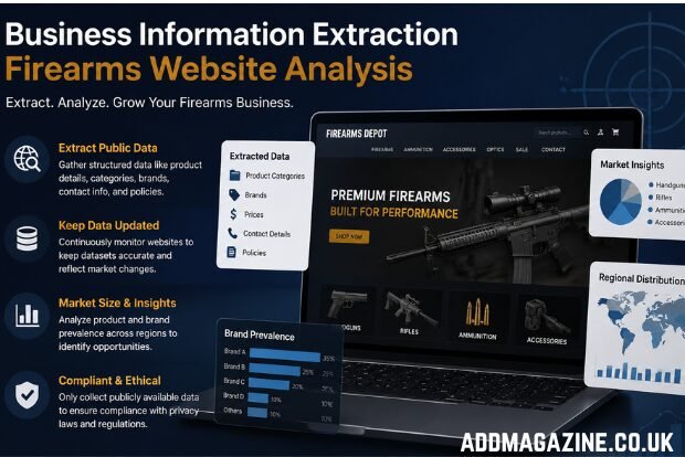 Business Information Extraction Firearms Website Analysis