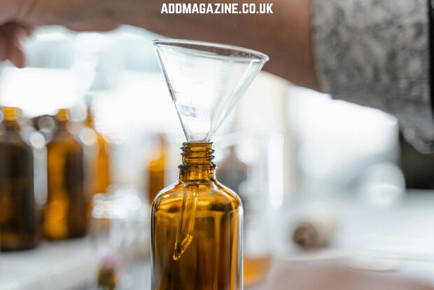 amber glass bottles