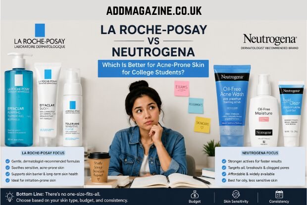 i am a college student. are la roche-posay products better for acne-prone skin than neutrogena?