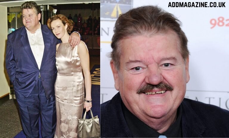 Scottish actor Robbie Coltrane and Rhona Gemmell
